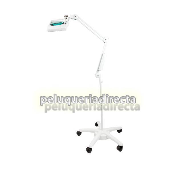 Lupa con pie 5 aumentos LED