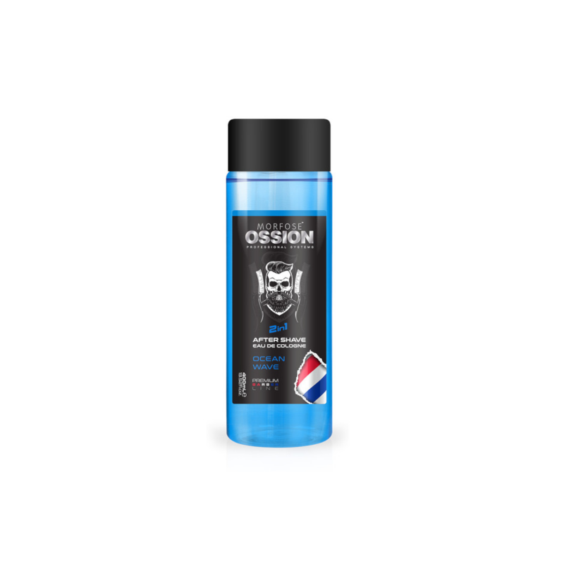 OSSION 2 EN 1 AFTER SHAVE EAU DE COLOGNE OCEAN WAVE 400 ML